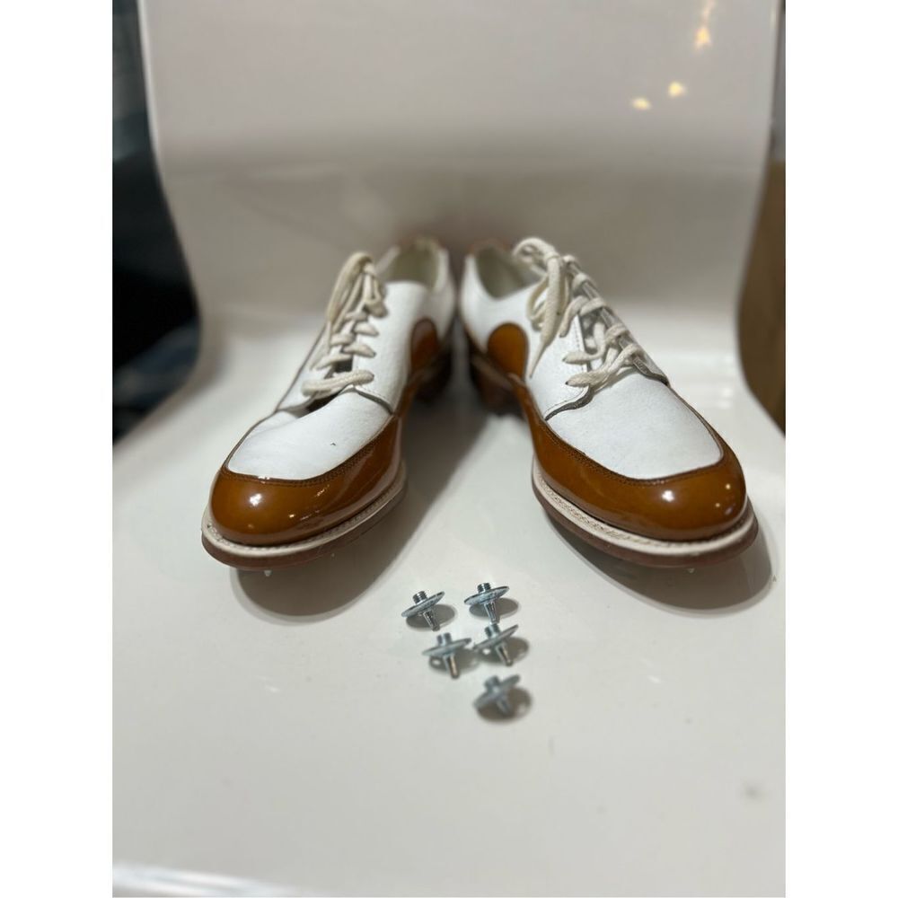 Vintage Golf shoes NWOT. Hitch Hikers Brand DuFlex Tru  Stance 2-Tone Sz 7 extra